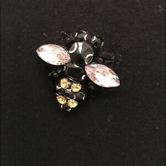 Karen Kane Bee Embellished Sweater Black Medium - Picture 7 of 7